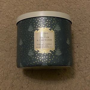 Bath and Body Works Balsam and Firewood Three Wick Candle